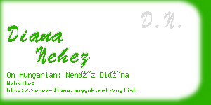 diana nehez business card